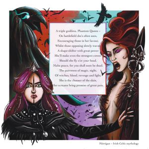 Celtic Goddess Morrigan ART PRINT