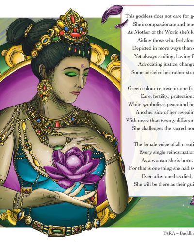 Boginja budizma Tara ART PRINT