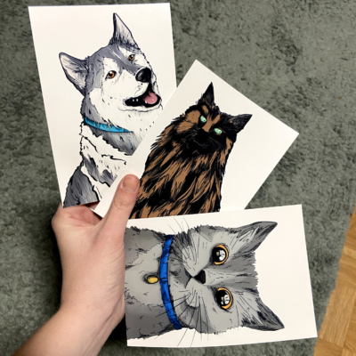 Personalized Pet Illustration