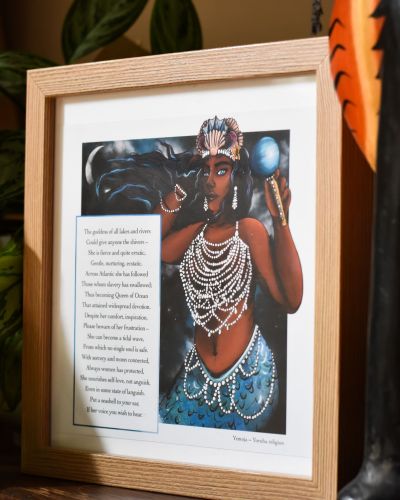 Afriška boginja Yemoja ART Print