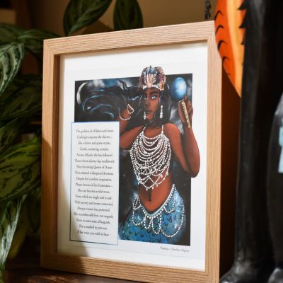 Afriška boginja Yemoja ART Print