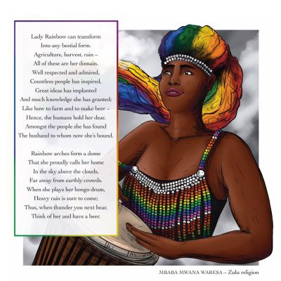 Zulu Goddess Mbaba ART Print