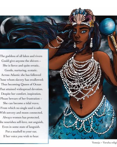 Afriška boginja Yemoja ART Print