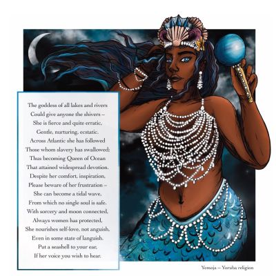 Afriška boginja Yemoja ART Print