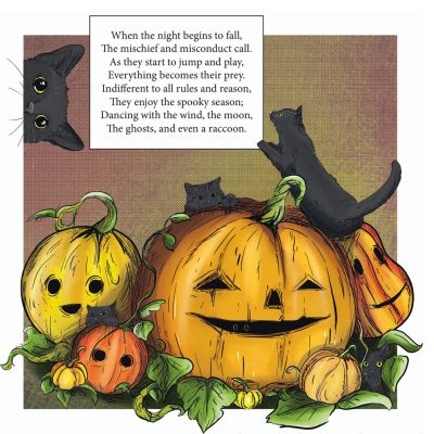 Halloween Cat ART Print