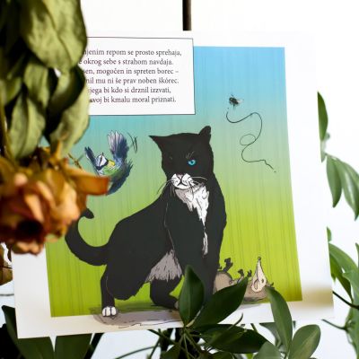 Hunter Cat ART Print