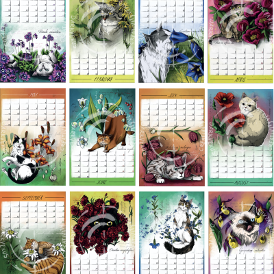CALENDAR 2026 – Felis Catus Florum
